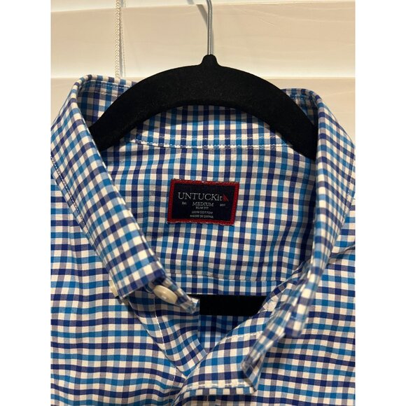 Untuckit Short Sleeve Button Up Shirt - Size M - Picture 2 of 3